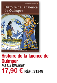 Histoire de la faïence de Quimper   PAR B -J  VERLINGUE 17,90   RÉF : 31348