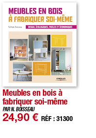 Meubles en bois à fabriquer soi-même   PAR N  BOISSEAU 24,90   RÉF : 31300