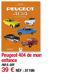 Peugeot 404 de mon enfance   PAR R  SIRY 39   RÉF : 31199