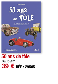 50 ans de tôle   PAR R  SIRY 39   RÉF : 29505