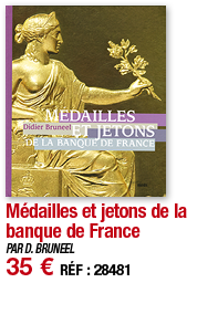 Médailles et jetons de la banque de France   PAR D  BRUNEEL 35   RÉF : 28481