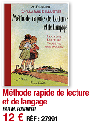 Méthode rapide de lecture et de langage   PAR M  FOURNIER 12   RÉF : 27991