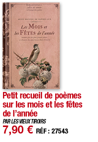 Petit recueil de poèmes sur les mois et les fêtes de l année   PAR LES VIEUX TIROIRS 7,90   RÉF : 27543