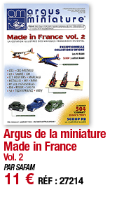 Argus de la miniature Made in France Vol  2 PAR SAFAM 11   RÉF : 27214