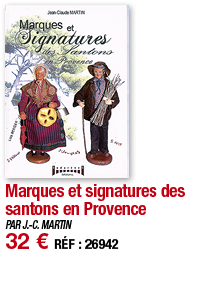 Marques et signatures des santons en Provence   PAR J -C  MARTIN 32   RÉF : 26942