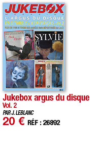 Jukebox argus du disque Vol  2 PAR J  LEBLANC 20   RÉF : 26892