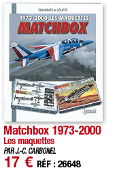 Matchbox 1973-2000 Les maquettes PAR J -C  CARBONEL 17   RÉF : 26648