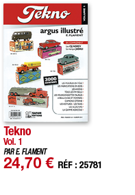 Tekno Vol  1 PAR E  FLAMENT 24,70   RÉF : 25781