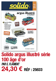 Solido argus illustré série 100 âge d or   PAR E  FLAMENT 24,30   RÉF : 25633