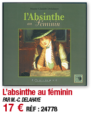 L absinthe au féminin   PAR M -C  DELAHAYE 17   RÉF : 24778