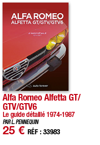 Alfa Romeo Alfetta GT GTV GTV6 Le guide détaillé 1974-1987 PAR L  PENNEQUIN 25   RÉF : 33983