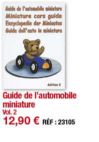 Guide de l automobile miniature Vol  2 12,90   RÉF : 23105