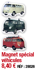 Magnet spécial véhicules     8,40   RÉF : 28026