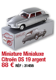 Miniature Minialuxe Citroën DS 19 argent   88   RÉF : 31456