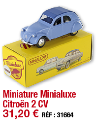 Miniature Minialuxe Citroën 2 CV   31,20   RÉF : 31664