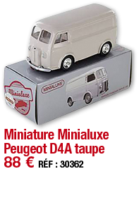Miniature Minialuxe Peugeot D4A taupe   88   RÉF : 30362