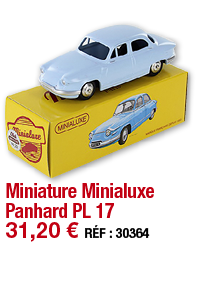 Miniature Minialuxe Panhard PL 17   31,20   RÉF : 30364