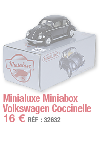 Minialuxe Miniabox Volkswagen Coccinelle   16   RÉF : 32632