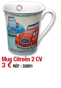 Mug Citroën 2 CV   3   RÉF : 32831