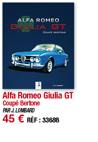 Alfa Romeo Giulia GT Coupé Bertone PAR J  LOMBARD 45   RÉF : 33688