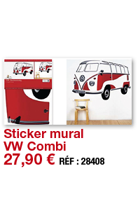 Sticker mural VW Combi 27,90   RÉF : 28408