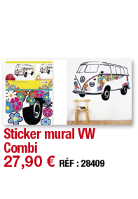 Sticker mural VW Combi   27,90   RÉF : 28409