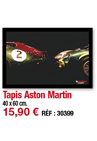 Tapis Aston Martin   40 x 60 cm  15,90   RÉF : 30399