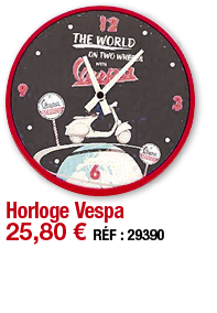Horloge Vespa   25,80   RÉF : 29390