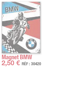 Magnet BMW   2,50   RÉF : 30420