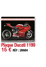 Plaque Ducati 1199   15   RÉF : 29684