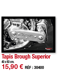 Tapis Brough Superior   40 x 60 cm  15,90   RÉF : 30400