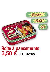Boîte à pansements   3,50   RÉF : 32665