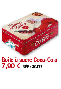 Boîte à sucre Coca-Cola   7,90   RÉF : 30477