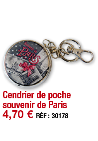 Cendrier de poche souvenir de Paris   4,70   RÉF : 30178