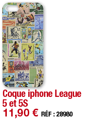 Coque iphone League 5 et 5S   11,90   RÉF : 28980