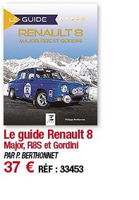 Le guide Renault 8 Major, R8S et Gordini PAR P  BERTHONNET 37   RÉF : 33453