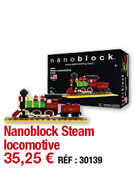 Nanoblock Steam locomotive   35,25   RÉF : 30139