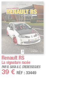 Renault RS La signature racée PAR B  SARA & E  CREBESSEGUES 39   RÉF : 33449